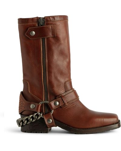 Zadig & Voltaire Bottines Igata - Marron