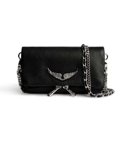 Zadig & Voltaire Swing Your Wings Rock Nano Clutch - Black