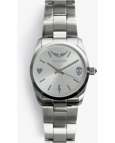 Zadig & Voltaire Time2love Watch - Grey