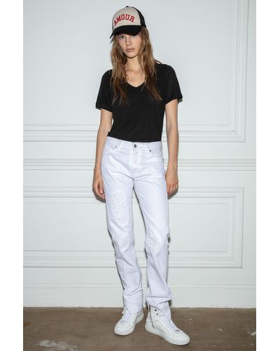 Zadig & Voltaire Erini Jeans - White