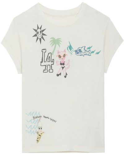 Zadig & Voltaire T-shirt charlotte - Blanc