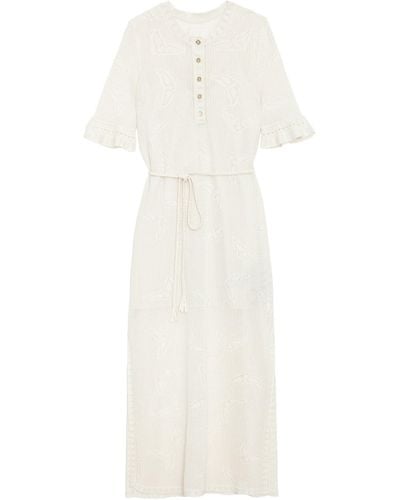 Zadig & Voltaire Robe salmy wings - Blanc