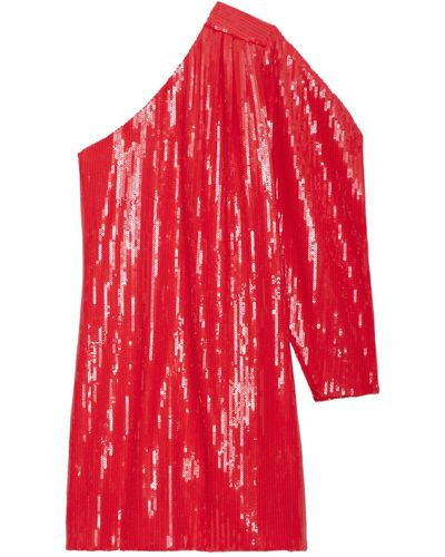 Zadig & Voltaire Robe roely sequins - Rouge