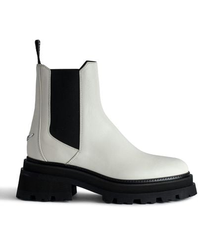 Zadig & Voltaire Chelsea-boots Ride - Weiß