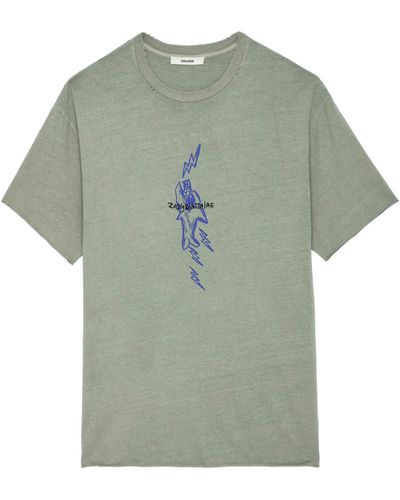 Zadig & Voltaire T-Shirt Thilo - Grün