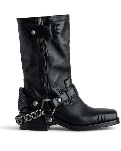 Zadig & Voltaire Bottines Igata - Noir