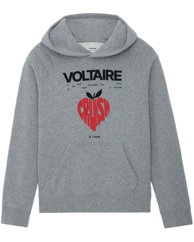 Zadig & Voltaire Sweatshirt Avata Concert Crush - Gris