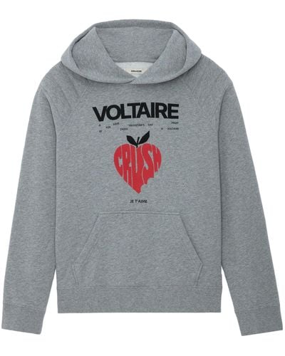 Zadig & Voltaire Sudadera Evata Concert Crush - Gris