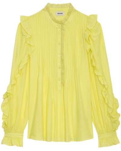Zadig & Voltaire Timmy Blouse - Yellow