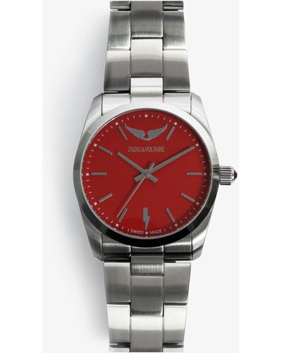 Zadig & Voltaire Time2love Watch - Red