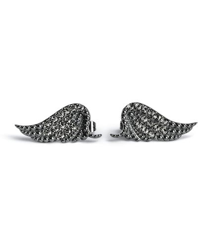 Zadig & Voltaire Rock Earrings - Grey