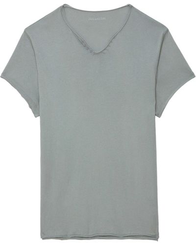 Zadig & Voltaire Camiseta Tunecina Monastir Flecha - Gris