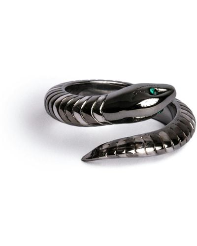 Zadig & Voltaire Snake Ring - Black