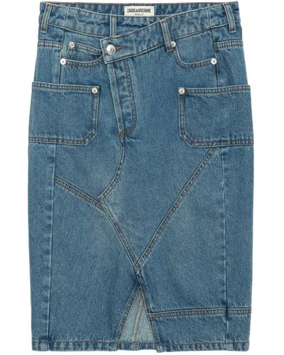 Zadig & Voltaire Jeansrock Jinko - Blau