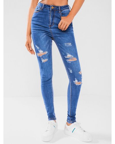 Zaful Skinny jeans for Women | Online Sale up to 77% off | Lyst