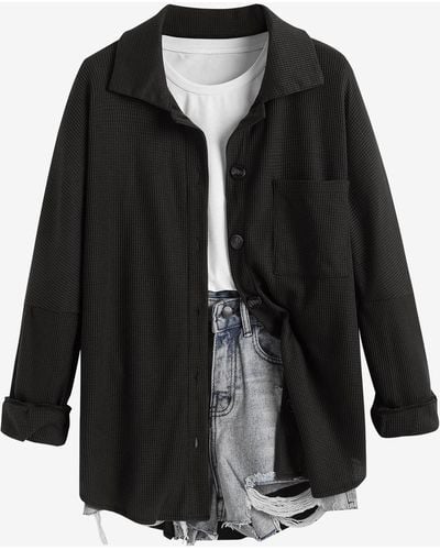Zaful slip pockets deals faux fur coat