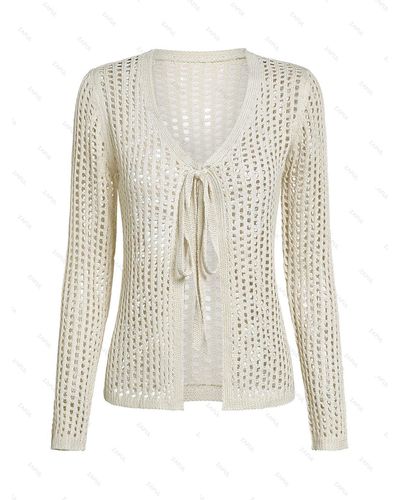 Crochet Long Sleeve Tops for Women - Up to 74% off | Lyst