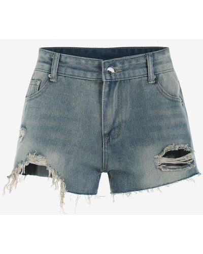 Low Rise Denim Shorts for Women - Up to 84% off | Lyst