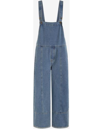 Denim Overalls for Women - Up to 69% off | Lyst