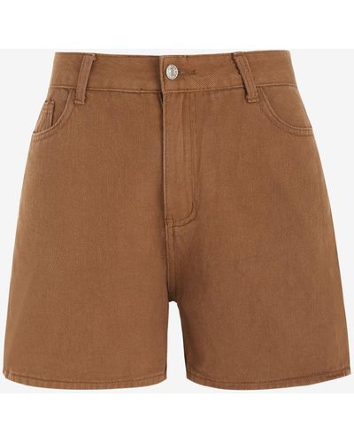 Brown Jean and denim shorts for Women | Lyst