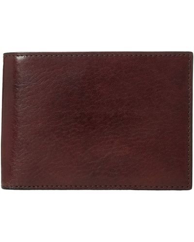 Bosca Old Leather Collection - Credit Wallet W/ Id Passcase - Brown