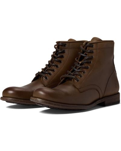 Frye tyler lace store up womens cognac