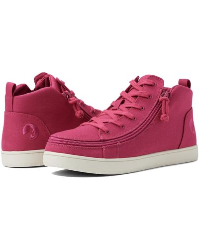 BILLY Footwear Sneaker Lace Mid Top - Red