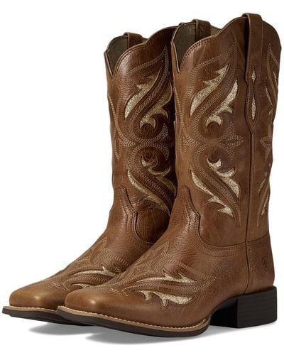 Ariat Round Up Bliss Western Boot - Brown