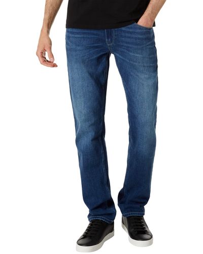 PAIGE Federal Transcend Vintage Slim Straight Fit Jeans In Milburn - Blue