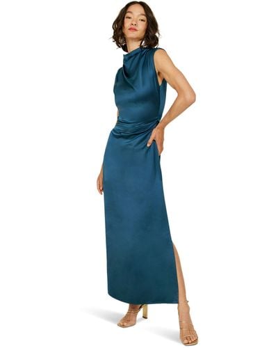 Line & Dot Dede Maxi Dress - Blue