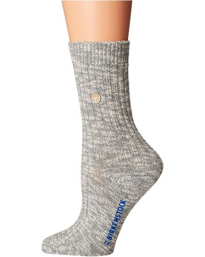 Birkenstock Cotton Slub Socks - Gray