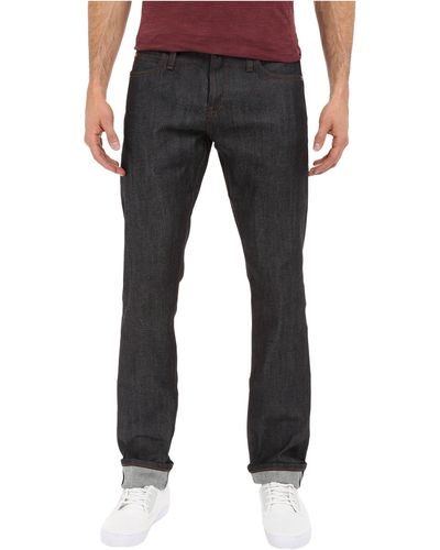  The Unbranded Brand Men's UB244 Tapered Fit 11oz Solid Black  Stretch Selvedge Denim : Clothing, Shoes & Jewelry