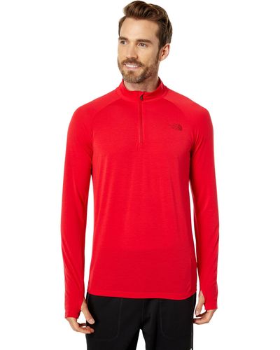 The North Face Wander 1/4 Zip - Red