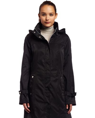 Calvin Klein Long Packable Anorak Jacket - Black