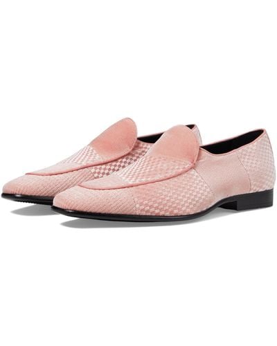 Stacy Adams Shapshaw Velour Slip-on Loafer - Pink