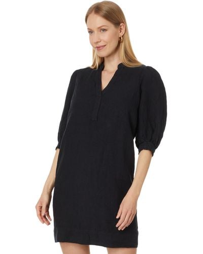 Lilly Pulitzer Mialeigh Elbow Sleeve Linen - Black