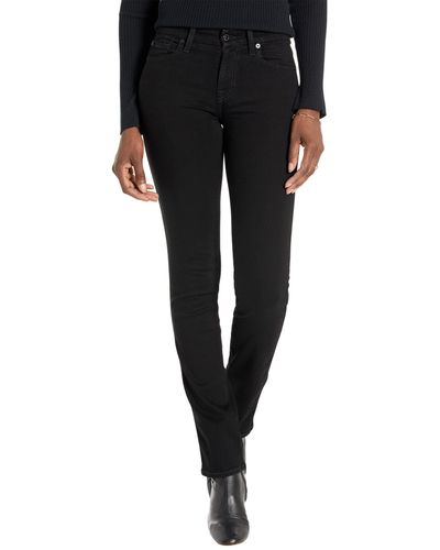 7 For All Mankind B(air) Kimmie Straight In Rinse Black (rinse Black) Jeans