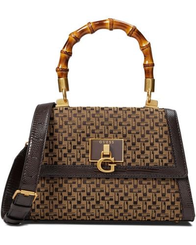 Guess Stephi Bamboo Flap - Brown