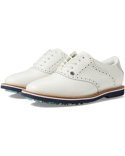 G/FORE Tonal Saddle Gallivanter Golf Shoes - White