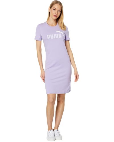 PUMA Essentials Slim Tee Dress - Purple