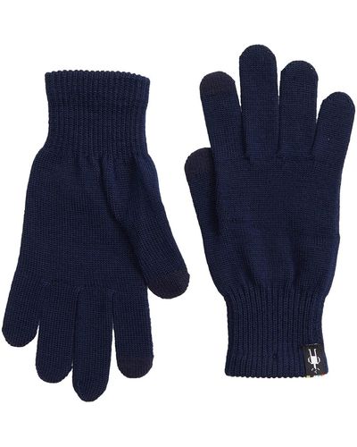 Smartwool Merino Liner Gloves - Blue