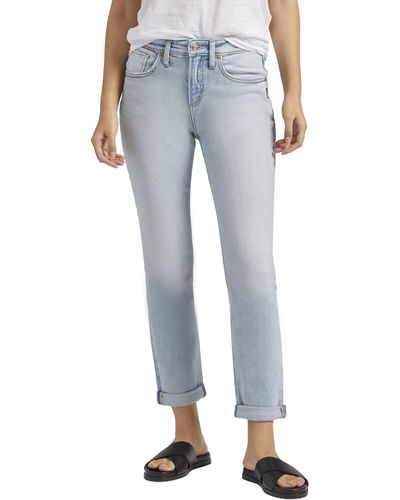 Silver Jeans Co. Beau High-rise Slim Leg Jeans L27348soc140 - Blue