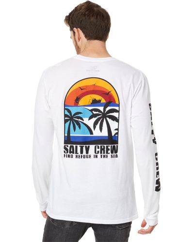 Salty Crew Beach Day Premium Long Sleeve Tee - White
