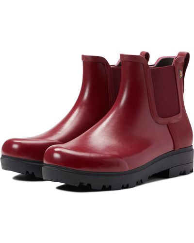Bogs Holly Chelsea Shine - Red
