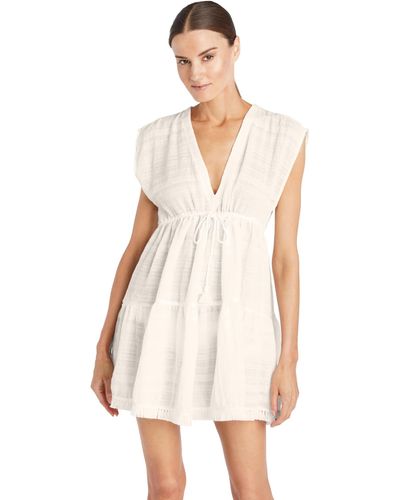 Robin Piccone Natalie Flouncy Dress - Natural