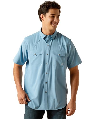 Ariat Venttek Western Fitted Shirt - Blue