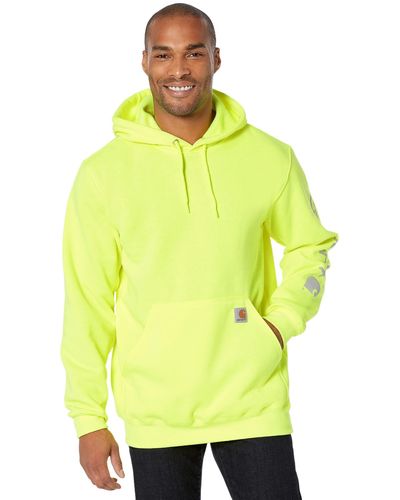 Carhartt Big u0026 Tall Loose Fit Midweight Logo Sleeve Graphic Sweatshirt in  Blue for Men | Lyst
