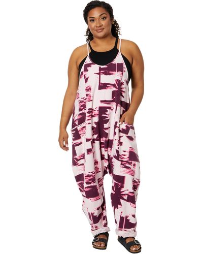 Fp Movement Hot Shot Onesie Printed - Red