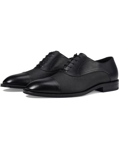 BOSS Derrek Leather Oxford Shoes - Black