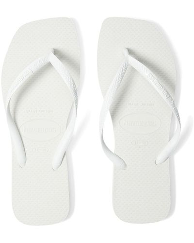 Havaianas Slim Square Flip Flop Sandal - White